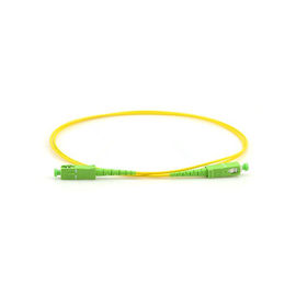 Желтый гибкий провод Ск Апк гибкого провода одиночного режима оптически/ПВК 3 метра